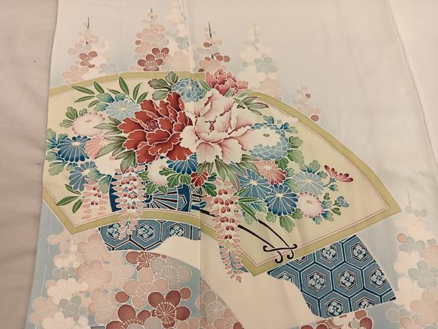 平和屋着物■豪華色留袖 作家物 地紙重ね花文 暈し染め 正絹 逸品 BAAY0904mz
