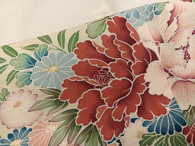 平和屋着物■豪華色留袖 作家物 地紙重ね花文 暈し染め 正絹 逸品 BAAY0904mz