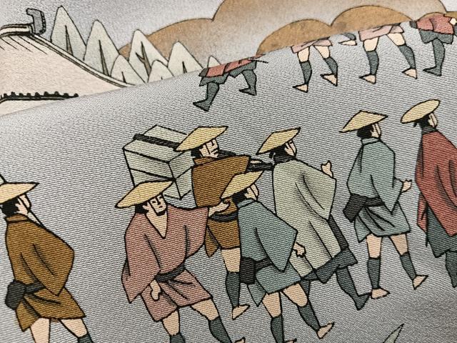 平和屋着物■豪華色留袖 大名行列 暈し染め 金彩 正絹 逸品 BAAY0912mz