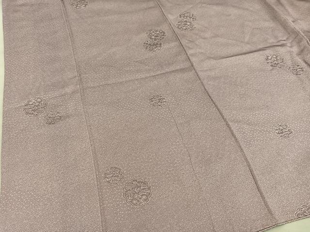 平和屋着物■上質な小紋 雪輪花文 正絹 逸品 BAAY0916mz