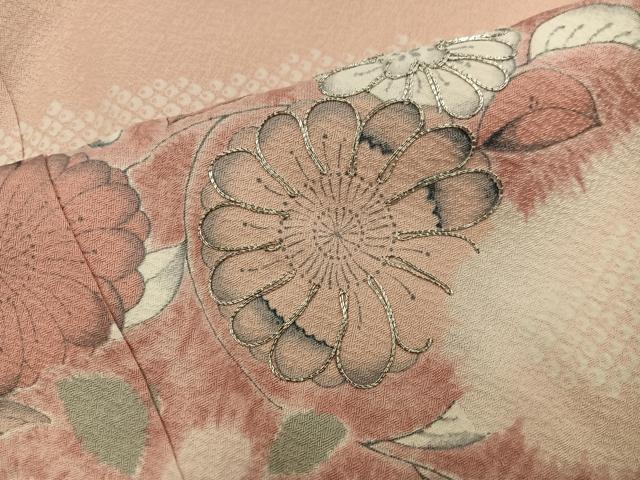 平和屋着物■訪問着 辻が花 駒刺繍 正絹 逸品 BAAY0919mz