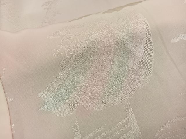 平和屋着物■長襦袢 無双仕立て 幾何学花文 暈し染め やまと誂製 正絹 逸品 BAAY0923mz