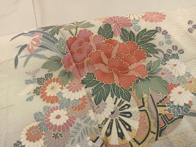 平和屋着物■訪問着 花車文 暈し染め 金彩 正絹 逸品 BAAY0926mz