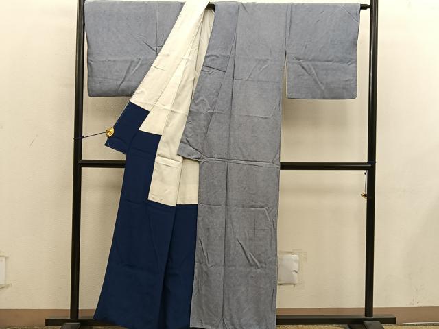 平和屋着物■江戸小紋 鮫小紋柄 正絹 逸品 BAAY0941mz