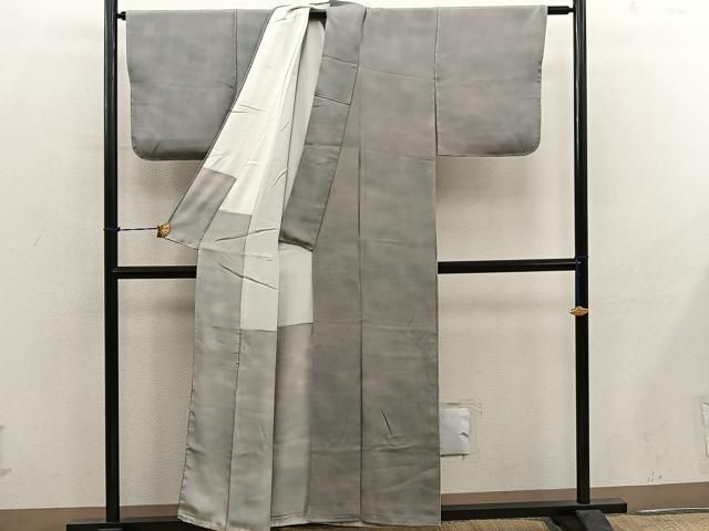 平和屋着物■訪問着 作家物 霞色 暈し染め 鬼しぼ縮緬 正絹 逸品 BAAY0945mz