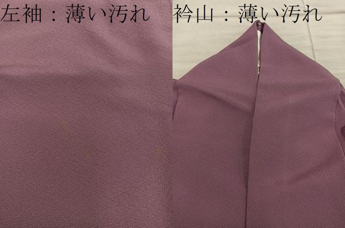 平和屋着物■上質な色無地 煤竹色 正絹 逸品 BAAY0955mz