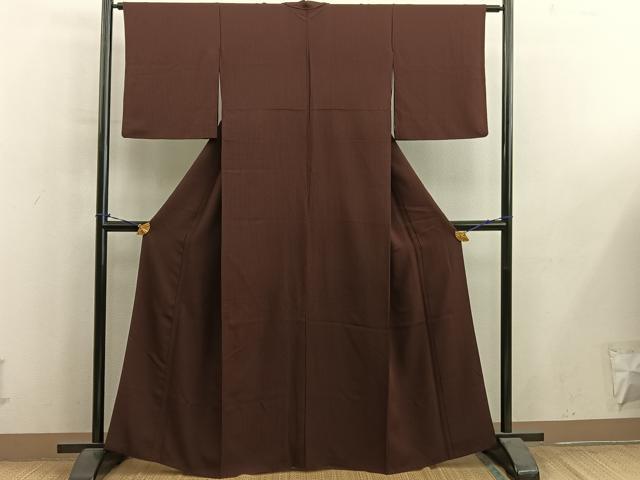 平和屋着物■上質な小紋 縞 正絹 逸品 BAAY0956mz
