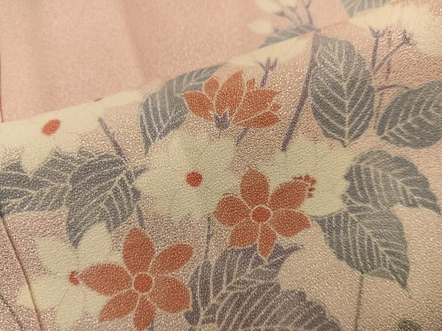 平和屋着物■訪問着 枝花文 暈し染め 正絹 逸品 BAAY0962mz
