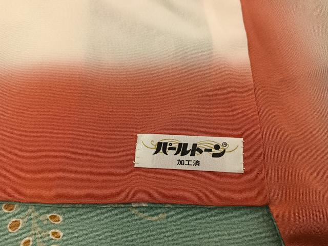 平和屋着物■小振袖 流水花文 金彩 正絹 逸品 BAAY0971mz