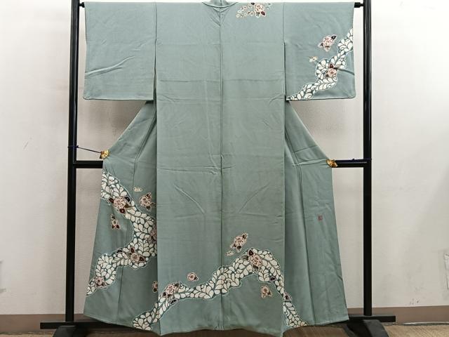 平和屋着物■訪問着 作家物 辻が花 正絹 逸品 BAAY0973mz