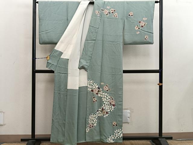平和屋着物■訪問着 作家物 辻が花 正絹 逸品 BAAY0973mz