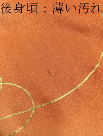 平和屋着物■訪問着 檜扇花文 暈し染め 金彩 正絹 逸品 BAAY0975mz