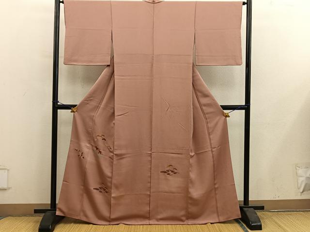 平和屋着物■訪問着 総刺繍 動物花文 正絹 逸品 BAAY0998mz