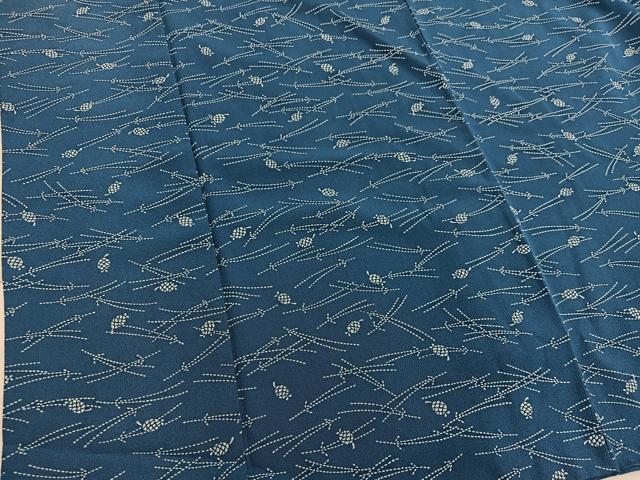 平和屋着物■上質な小紋 溢れ松葉文 正絹 逸品 BAAY1003mz