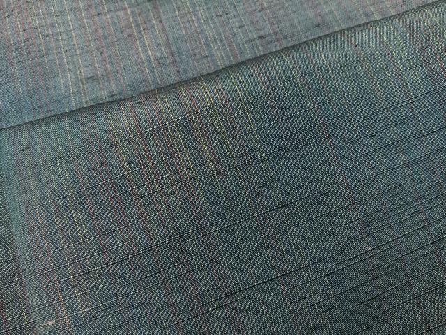 平和屋着物■上質な紬 霞色 正絹 逸品 BAAY1015mz
