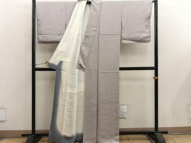 平和屋着物●京友禅の第一人者 松井青々 小紋 霞文 正絹 逸品 BAAY1080mz