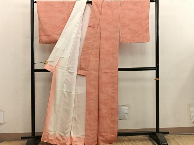 平和屋着物■上質な小紋 雲重ね文 正絹 逸品 未使用 BAAY1096mz