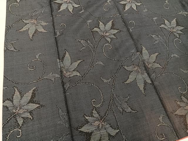 平和屋着物■本場大島紬 唐草文 正絹 逸品 BAAY1117mz