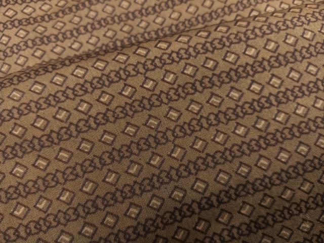 平和屋着物■男性 小紋 横段文 正絹 逸品 BAAY1123mz