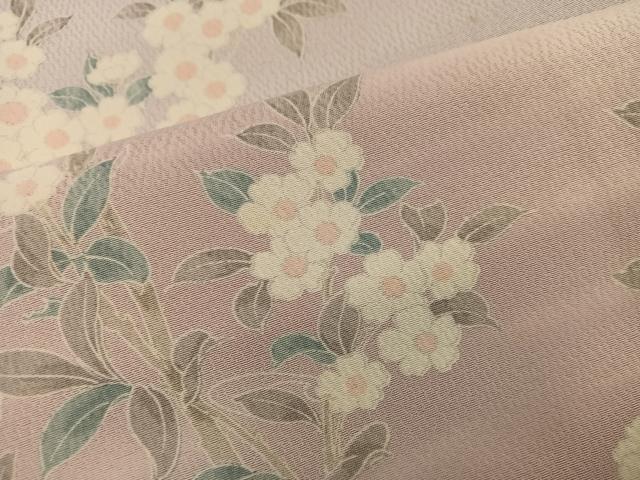平和屋着物■訪問着 枝桜文 暈し染め 正絹 逸品 BAAY1124mz