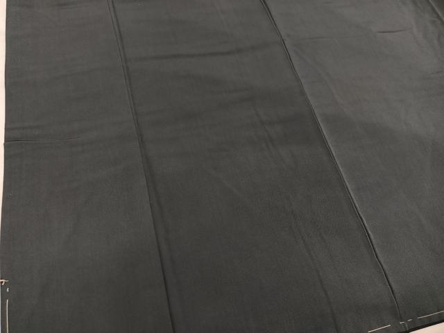 平和屋着物■男性 紬 黒緑色 正絹 逸品 未使用 BAAY1145mz
