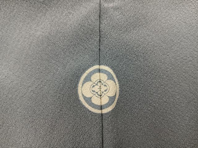平和屋着物■上質な色無地 利休鼠色 正絹 逸品 BAAY1152mz