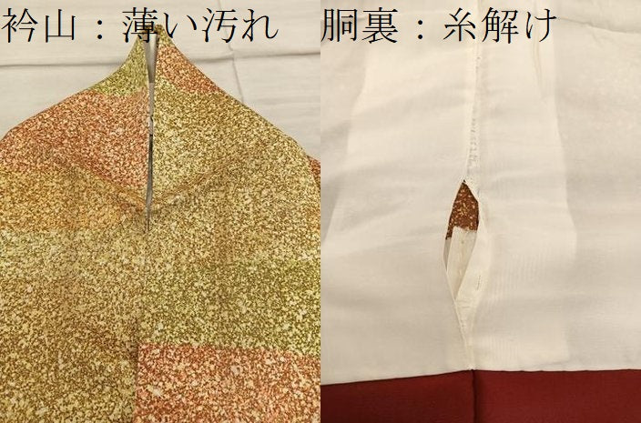 平和屋着物■上質な小紋 幾何学文様 正絹 逸品 BAAY1154mz