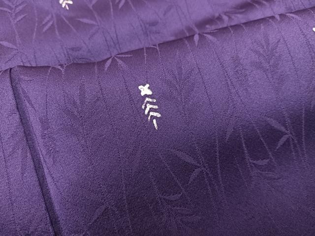 平和屋着物■上質な小紋 草葉文 正絹 逸品 BAAY1158mz