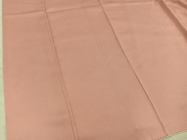 平和屋着物■上質な色無地 曙色 正絹 逸品 BAAY1163mz