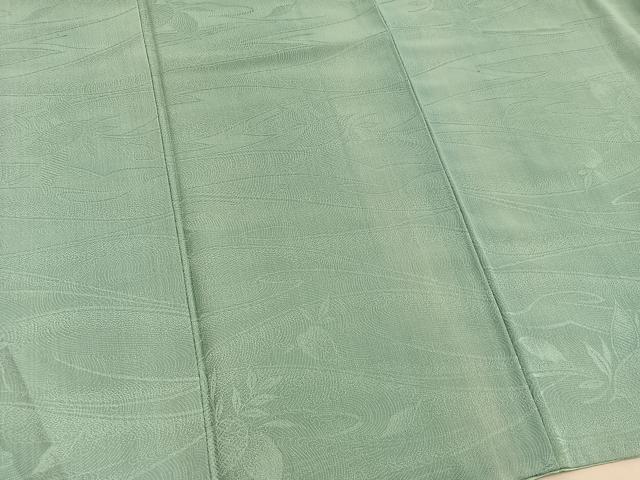平和屋着物■江戸小紋 立波草葉文 正絹 逸品 BAAY1184mz