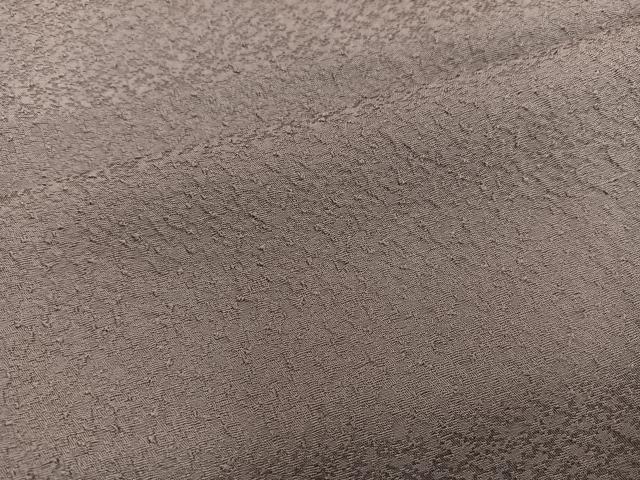 平和屋着物■上質な色無地 紋意匠 煎茶色 正絹 逸品 BAAY1187mz