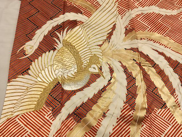 平和屋着物■豪華振袖 駒刺繍 鳳凰 金彩 正絹 逸品 BAAY1194mz