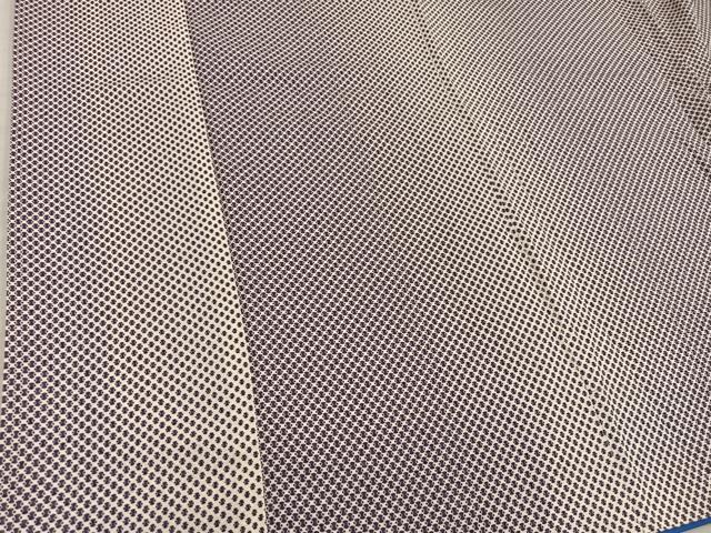 平和屋着物■江戸小紋 幾何学文様 暈し染め 正絹 逸品 BAAY1271mz
