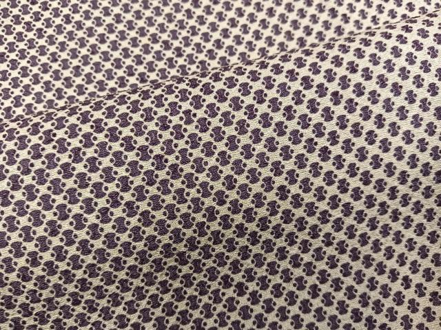 平和屋着物■江戸小紋 幾何学文様 暈し染め 正絹 逸品 BAAY1271mz