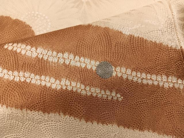 平和屋着物■訪問着 駒刺繍 絞り 流水文 やまと誂製 正絹 逸品 BAAY1276mz