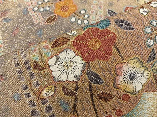 平和屋着物■上質な小紋 辻が花 金彩 正絹 逸品 BAAY1278mz