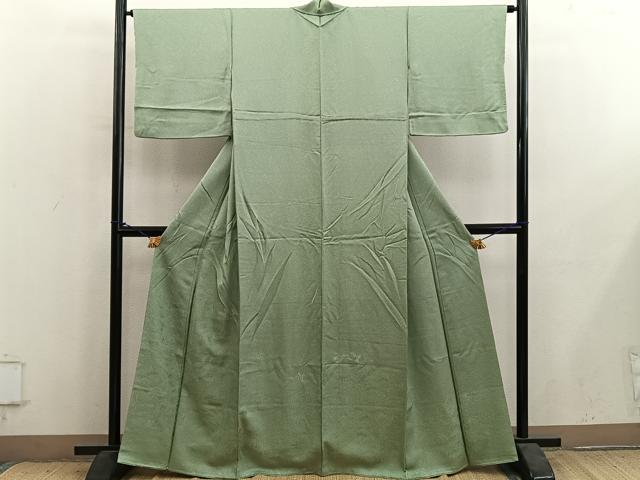 平和屋着物■色留訪問着 御所車飛鶴地紋 正絹 逸品 BAAY1342mz