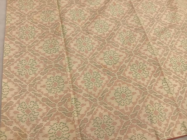 平和屋着物●本場大島紬 菱花文 証紙付き 正絹 逸品 BAAY1384mz