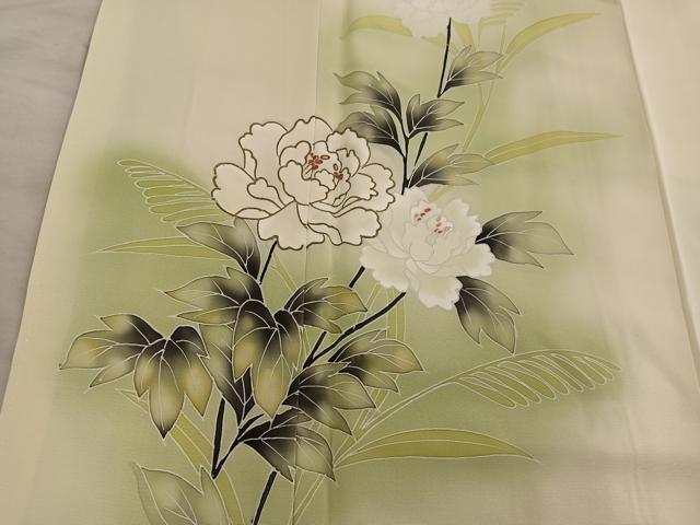 平和屋着物■訪問着 枝花文 暈し染め 正絹 逸品 BAAY1441mz