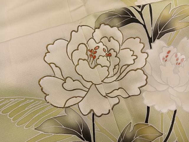 平和屋着物■訪問着 枝花文 暈し染め 正絹 逸品 BAAY1441mz