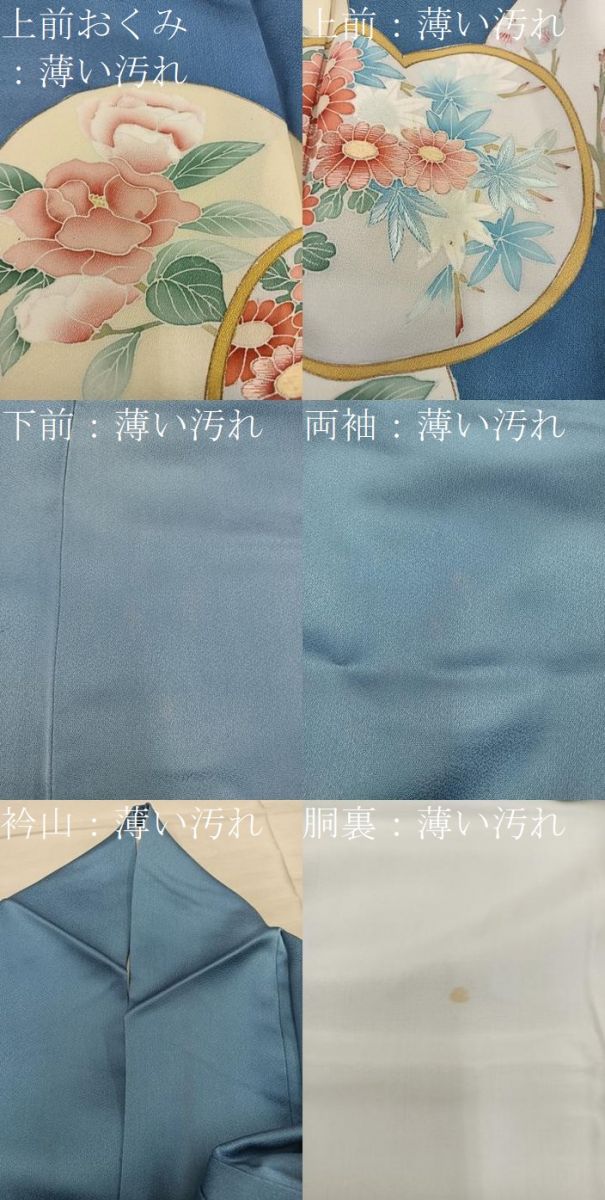 平和屋着物■訪問着 刺繍 菊花文 金彩 正絹 逸品 BAAY1476mz
