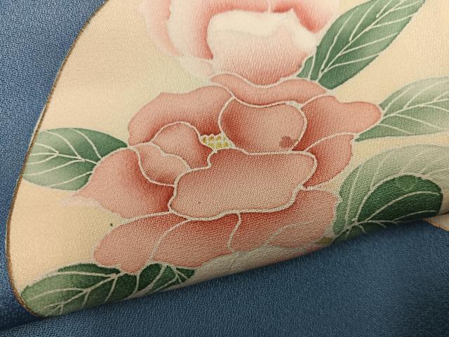 平和屋着物■訪問着 刺繍 菊花文 金彩 正絹 逸品 BAAY1476mz