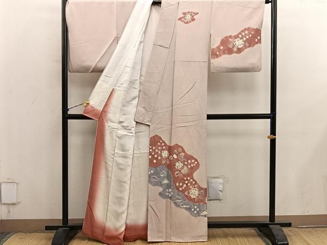 平和屋着物■訪問着 辻が花 正絹 逸品 BAAY1595mz