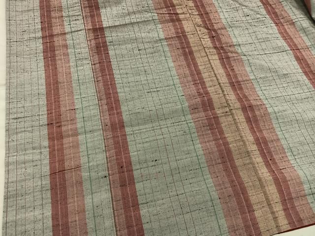 平和屋着物■上質な紬 間道 正絹 逸品 BAAY1613mz