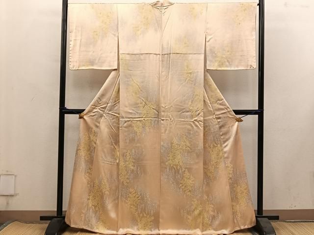 平和屋着物■上質な小紋 樹林文 正絹 逸品 BAAY1862mz