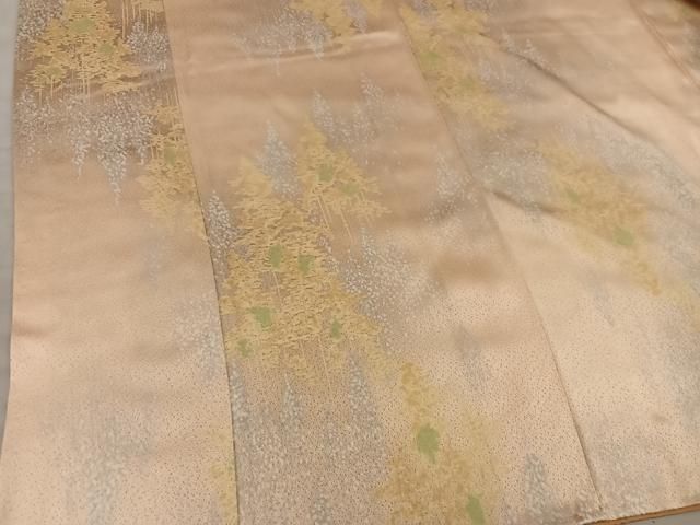 平和屋着物■上質な小紋 樹林文 正絹 逸品 BAAY1862mz