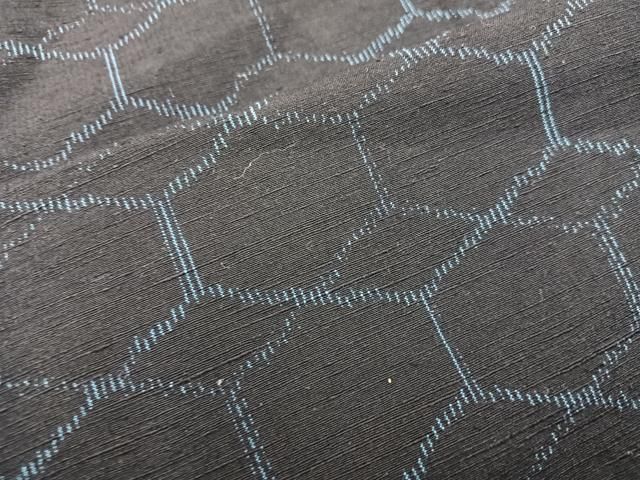 平和屋着物■上質な紬 亀甲文 正絹 逸品 BAAY2017mz