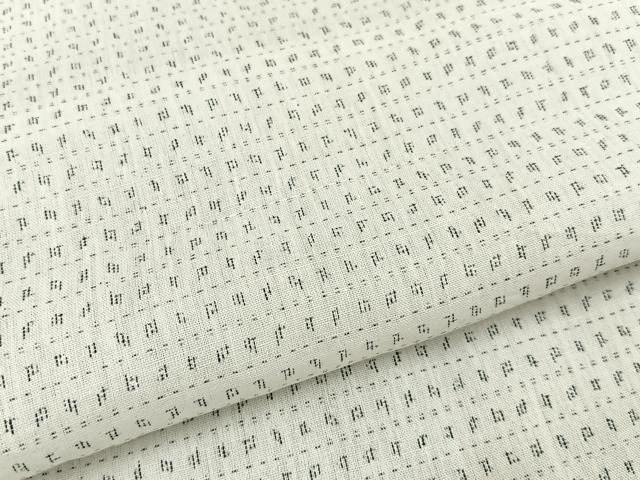 平和屋着物∴夏物 男性 小紋・浴衣兼用 吉祥文 綿麻 逸品 BAAY3002hj