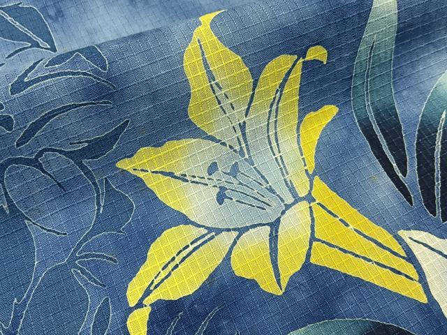 平和屋着物∴夏物 浴衣 綿紅梅 百合 綿 逸品 BAAY3014hj