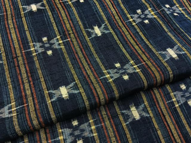 平和屋着物■上質な紬 吉祥間道 正絹 逸品 BAAY3038hj